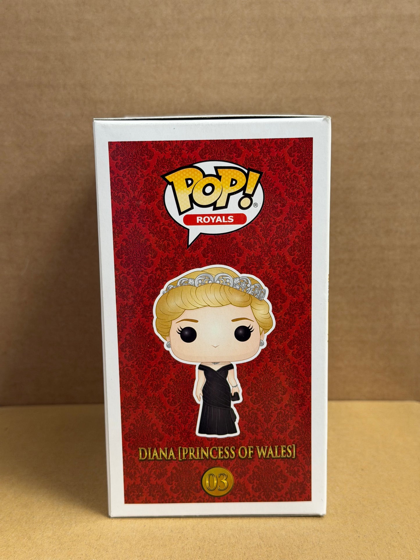 Funko Pop! Television The Crown Royals Princess Diana Signed Emma Corrin COA #03 WS