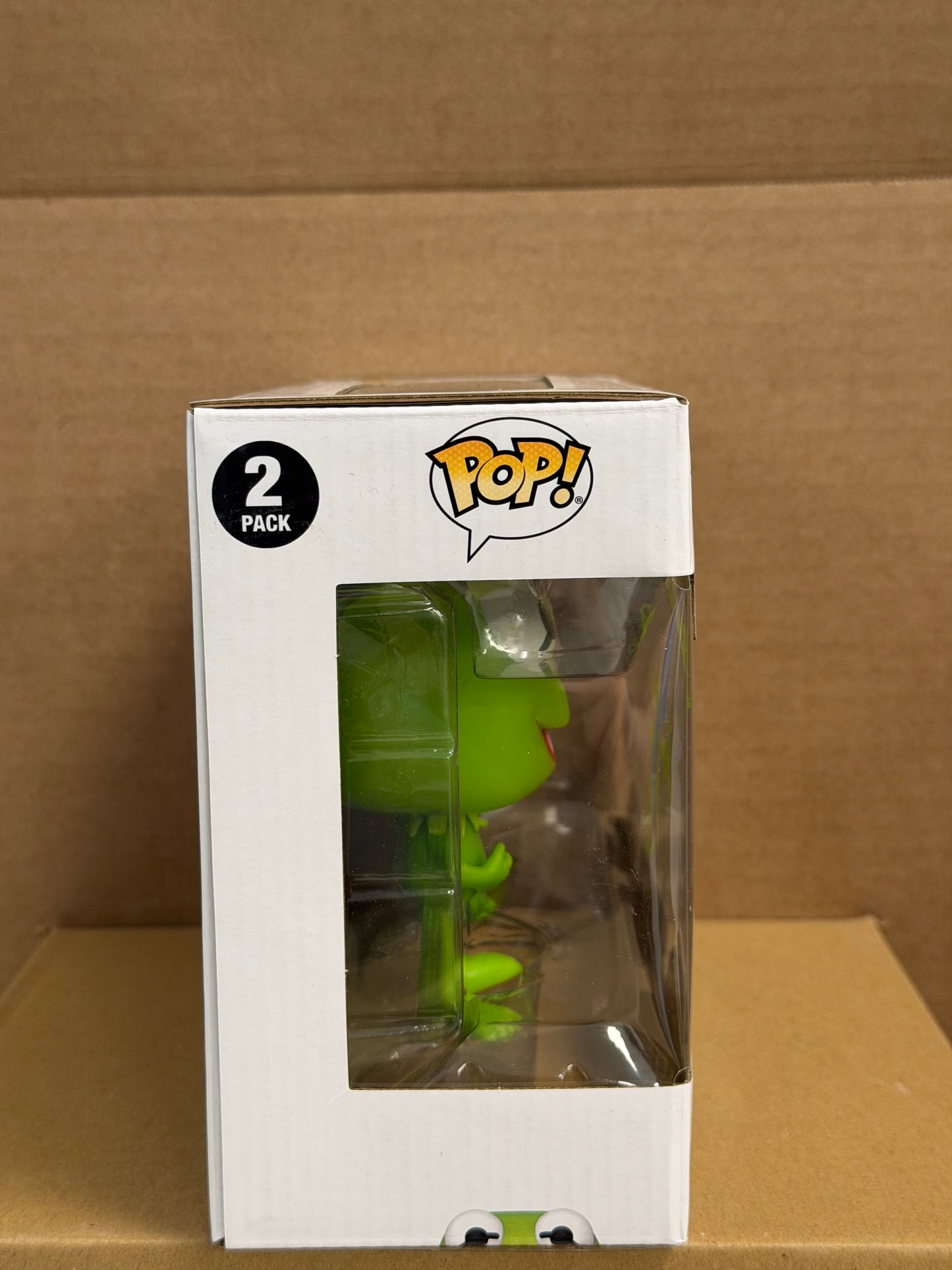 Funko Pop! Disney Muppets Kermit & Constantine 2 Pack Signed Steve Whitmire COA