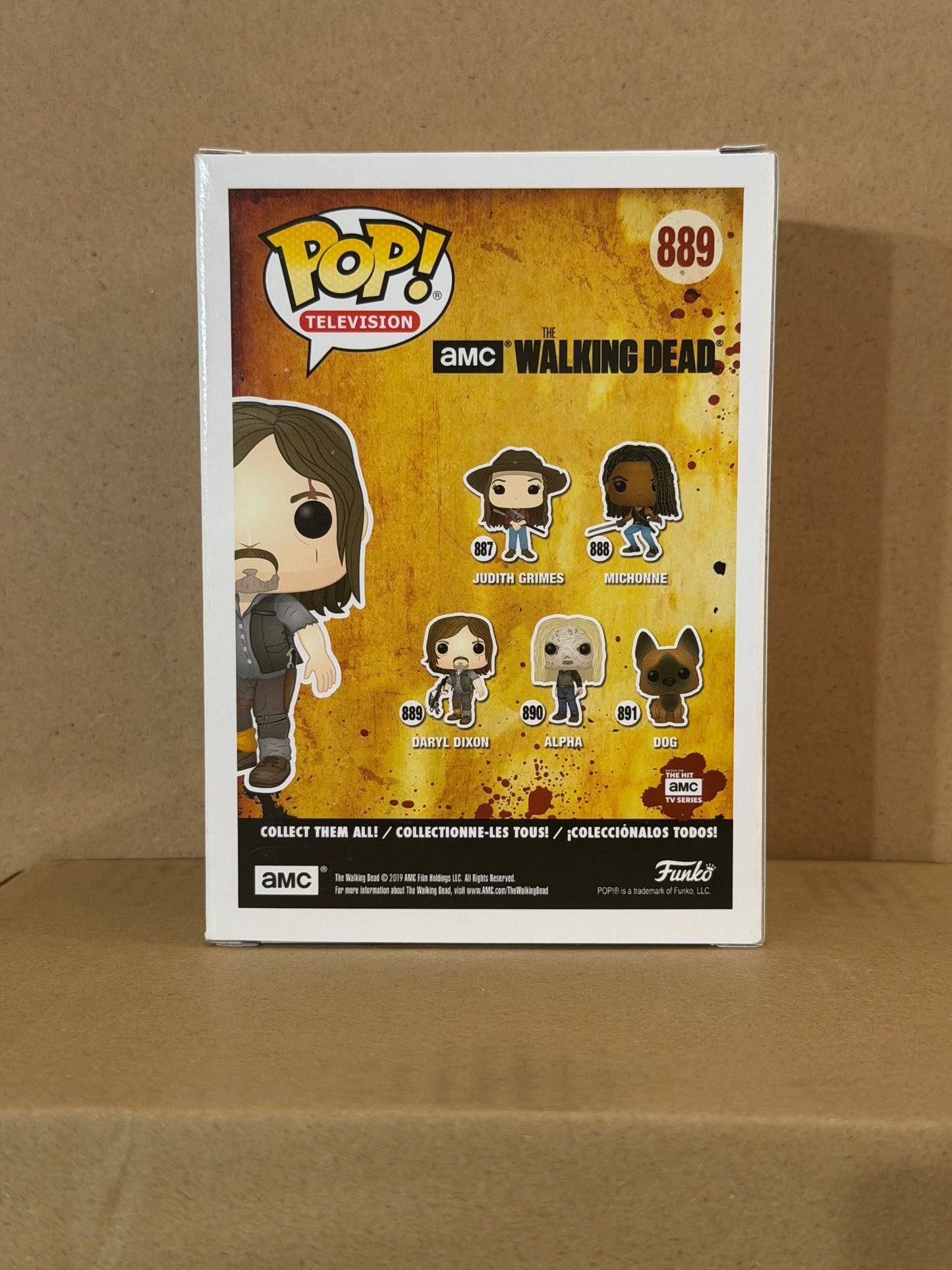 Funko Pop! Television The Walking Dead Daryl Dixon Signed Norman Reedus COA #889