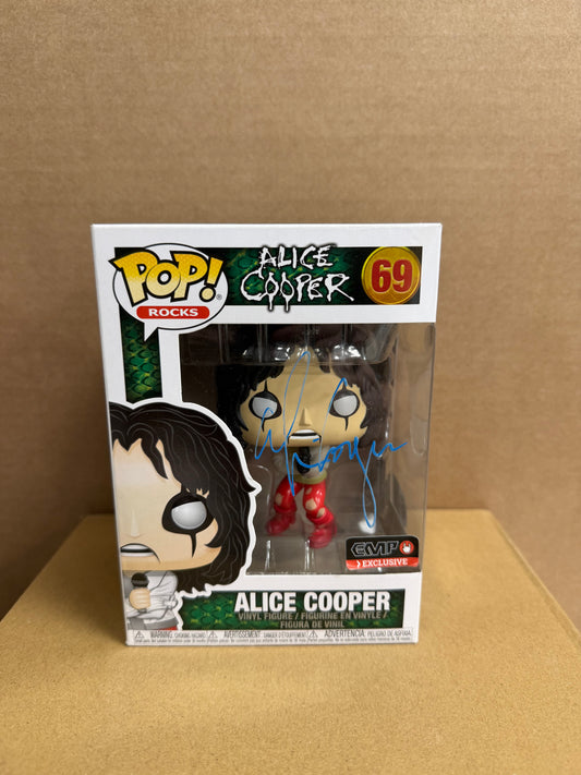 Funko Pop! Rocks Alice Cooper Signed COA #69 WS