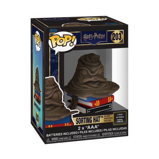 Funko Pop! Harry Potter Sorting Hat #203 Talking - Free Protector