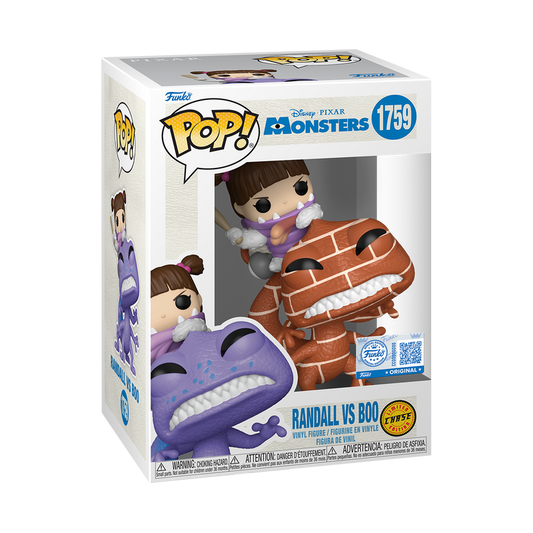 Funko Pop! Disney Monsters Inc Randall Vs Boo Chase #1759 Free Protector