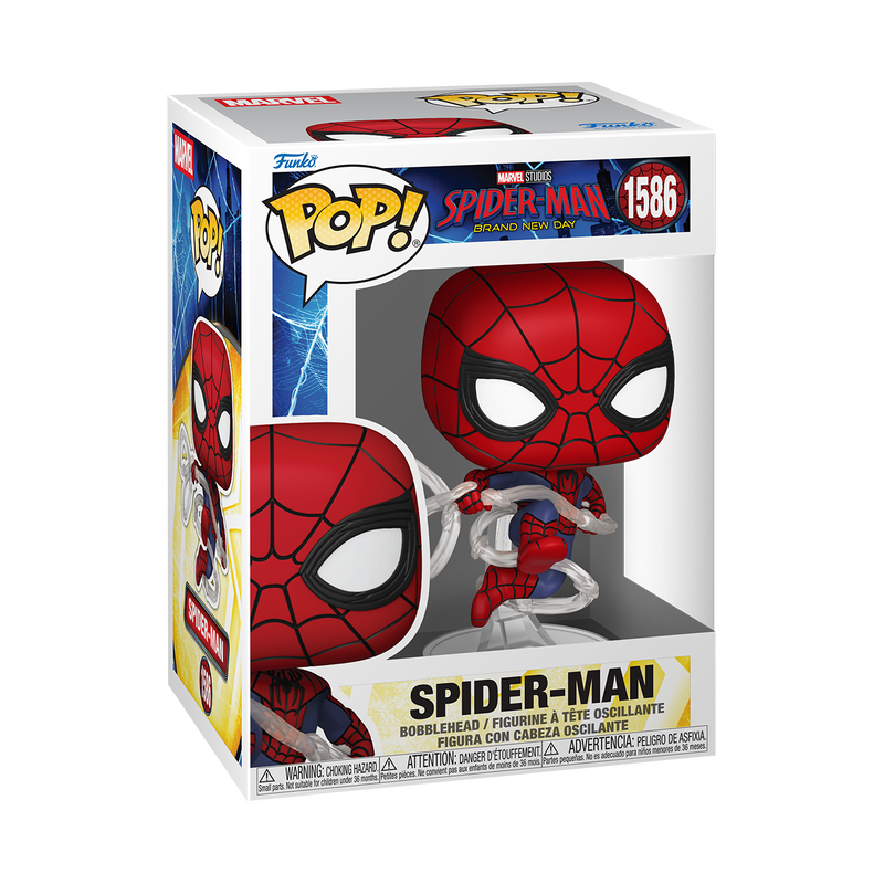 Funko Pop! Marvel Spider-Man Brand New Day #1586 Free Protector