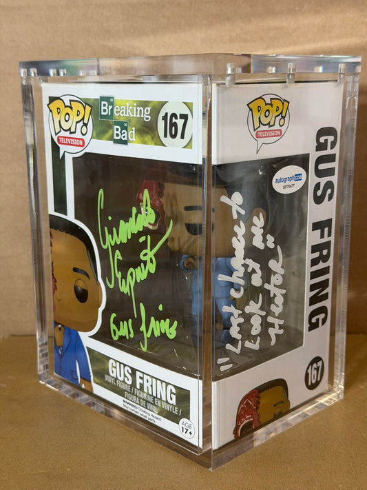 Funko Pop! Television Breaking Bad Gus Fring Signed Giancarlo Esposito #167