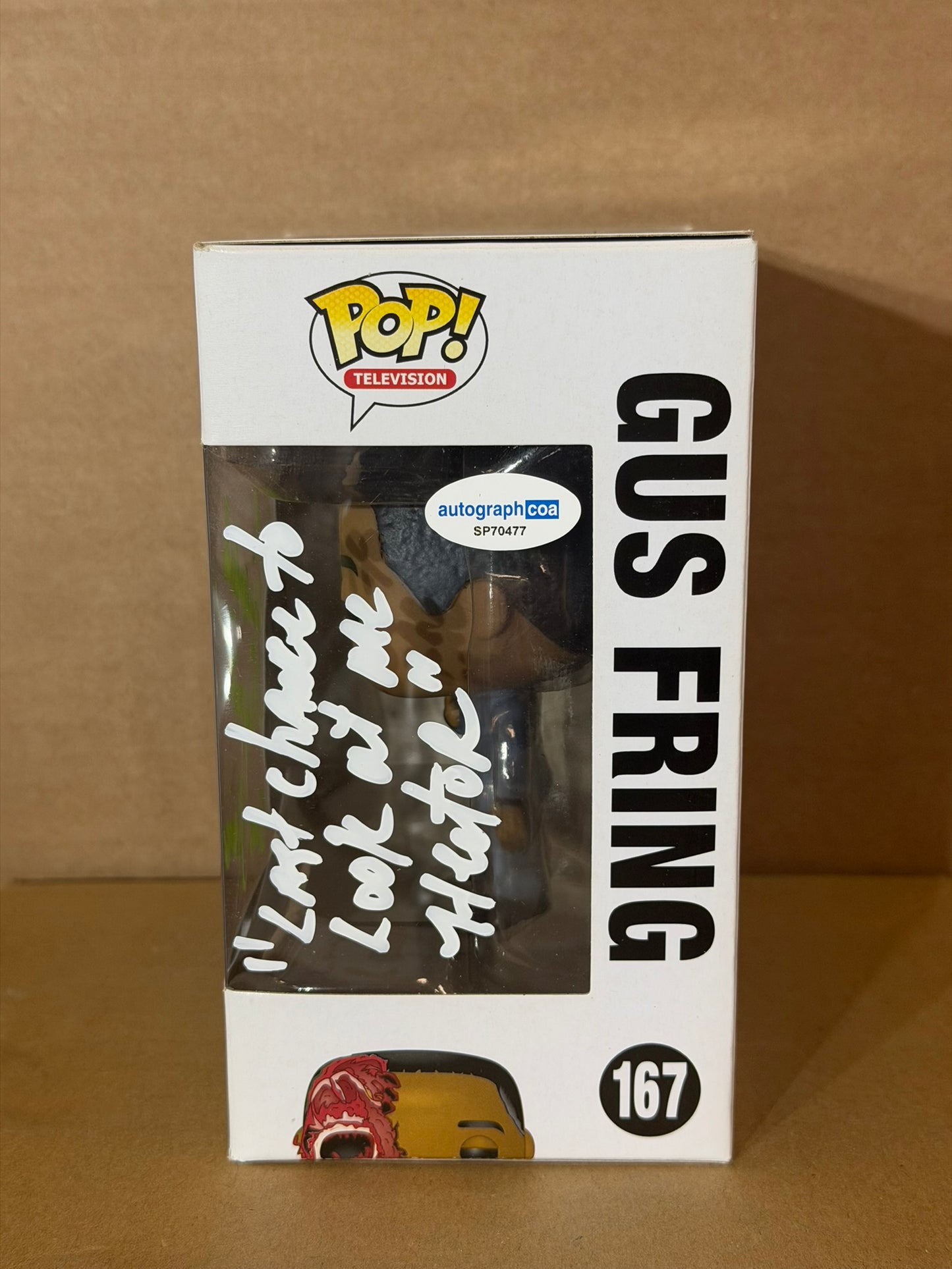 Funko Pop! Television Breaking Bad Gus Fring Signed Giancarlo Esposito #167