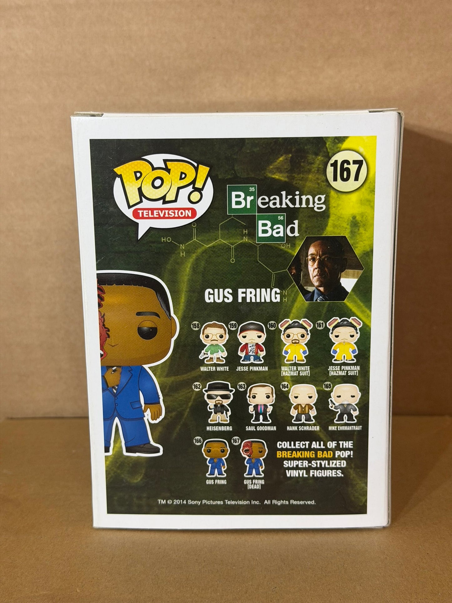 Funko Pop! Television Breaking Bad Gus Fring Signed Giancarlo Esposito #167