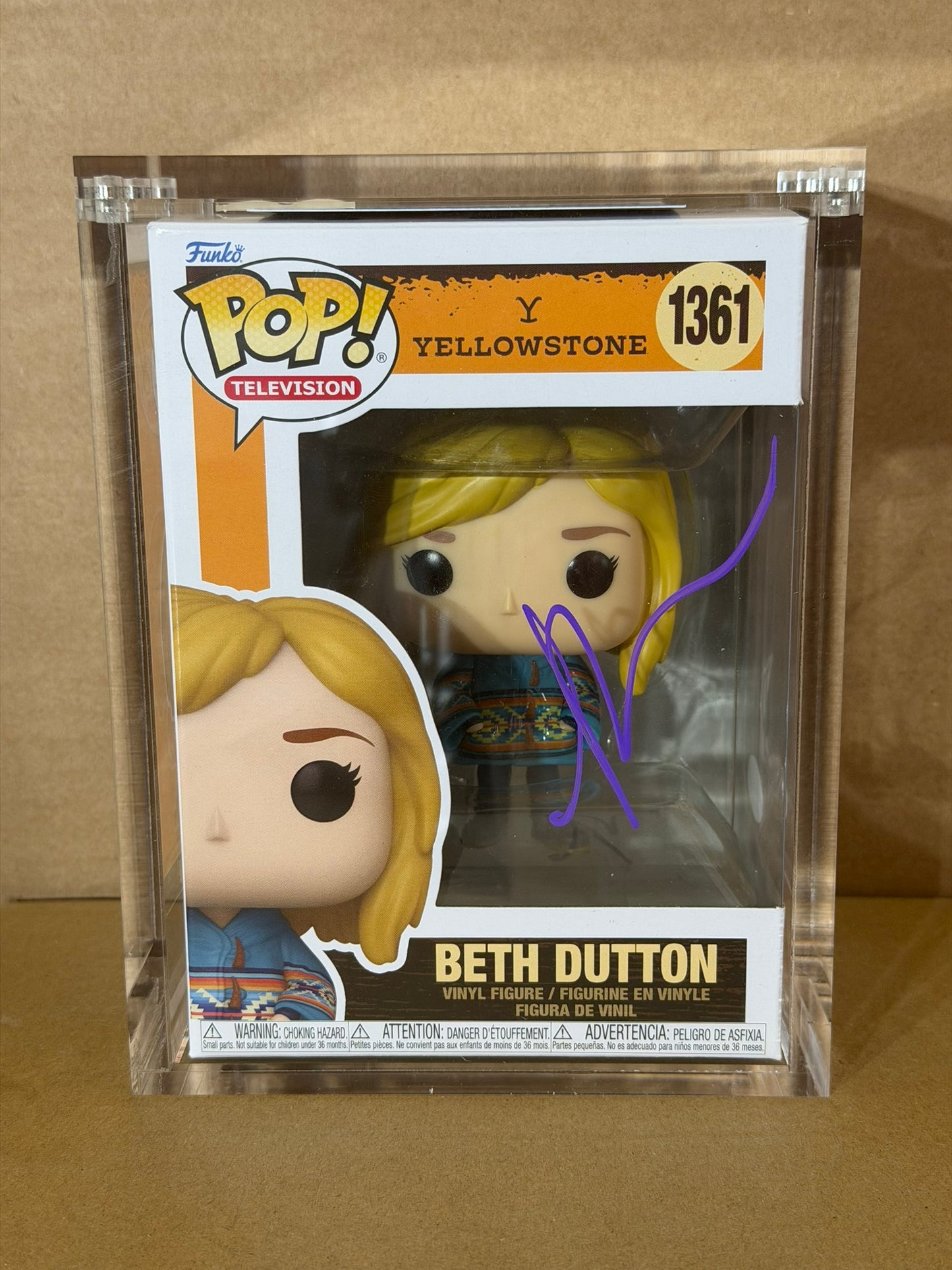 Funko Pop! Television Yellowstone Beth Dutton Signed Kelly Reilly #1361