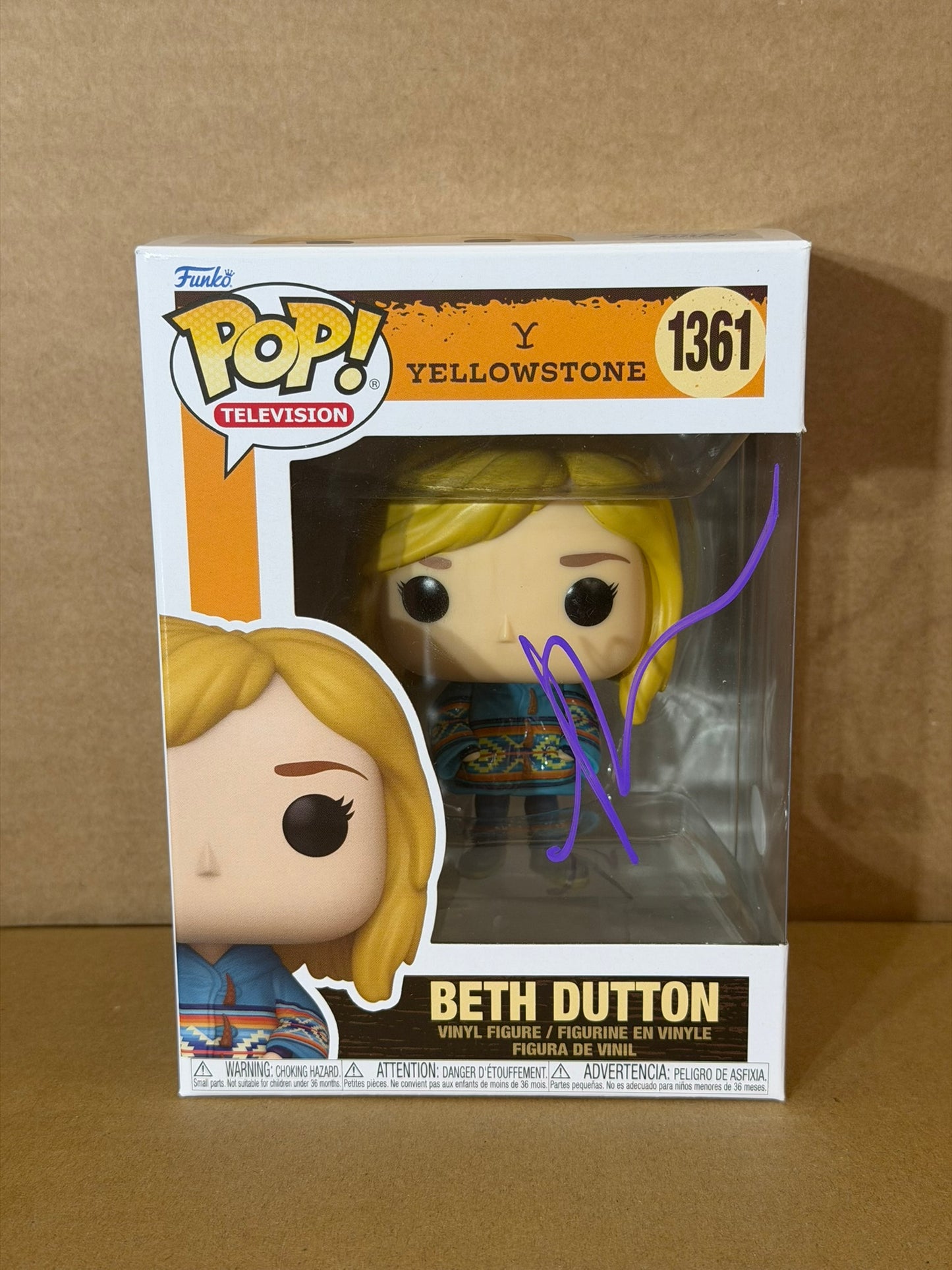 Funko Pop! Television Yellowstone Beth Dutton Signed Kelly Reilly #1361