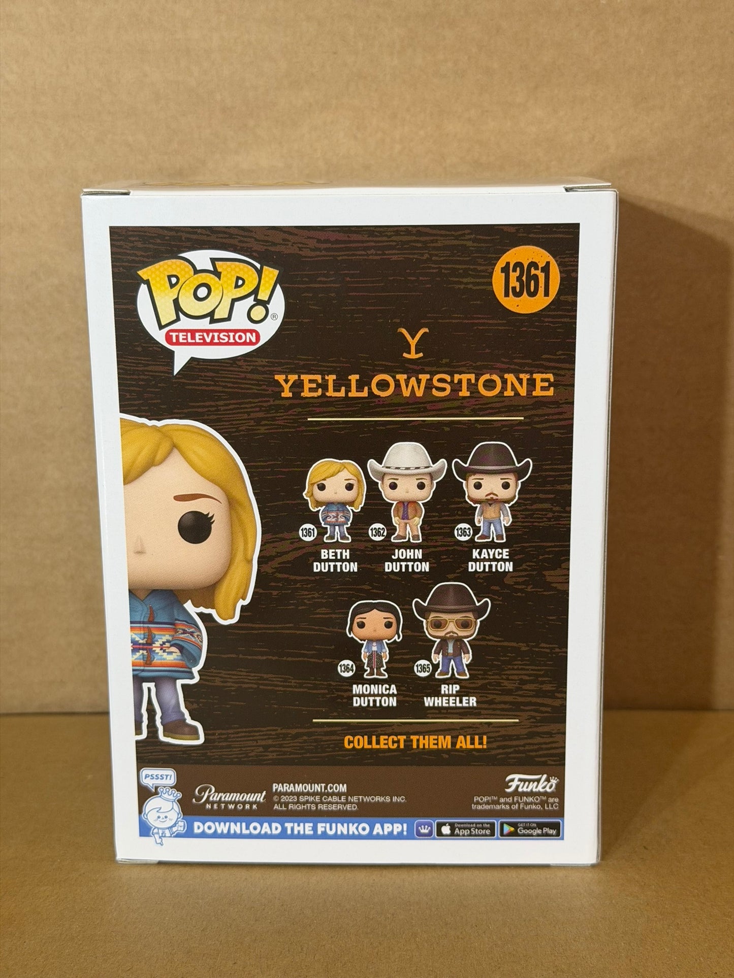 Funko Pop! Television Yellowstone Beth Dutton Signed Kelly Reilly #1361
