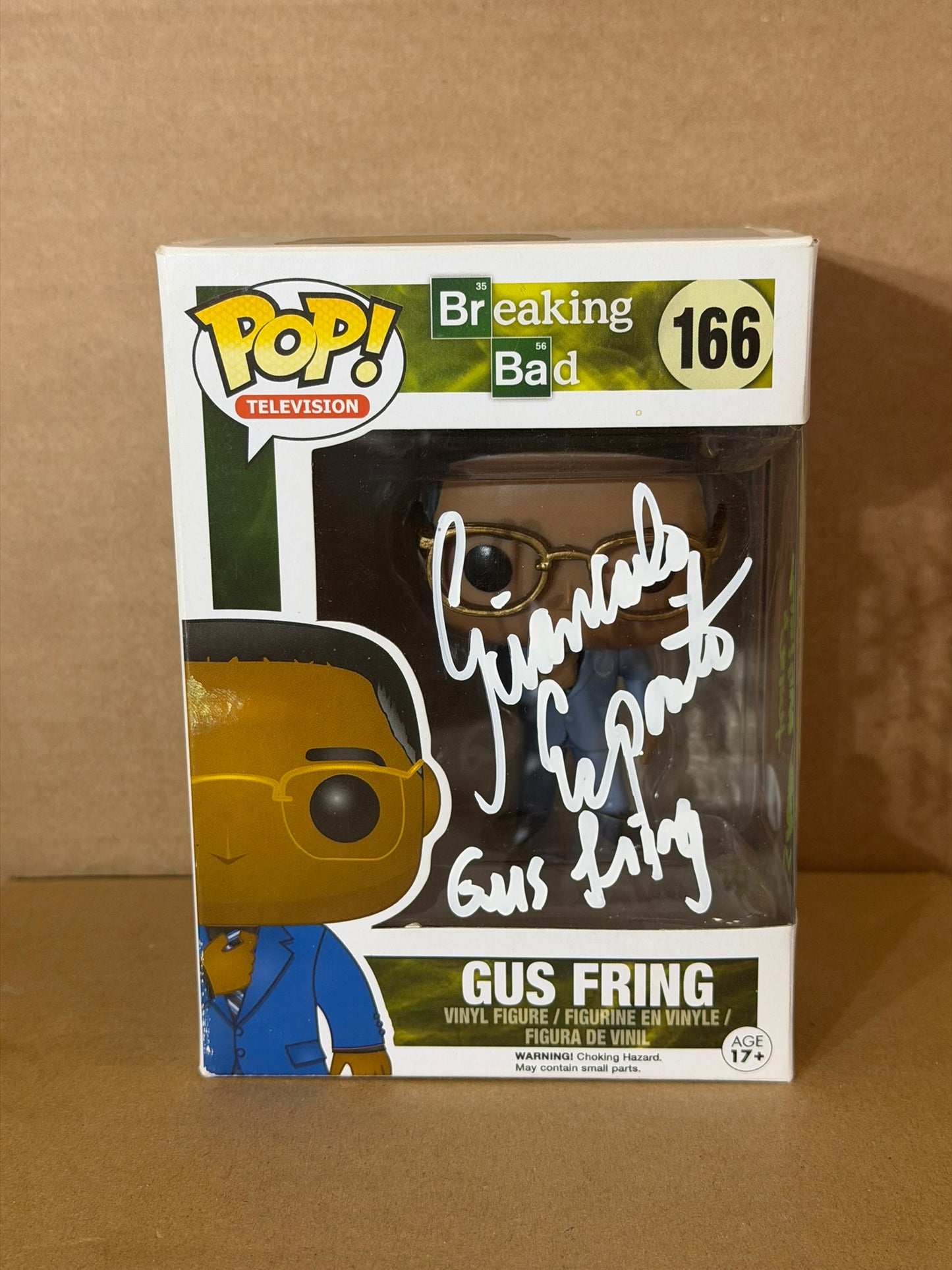 Funko Pop! Television Breaking Bad Gus Fring Signed Giancarlo Esposito #166