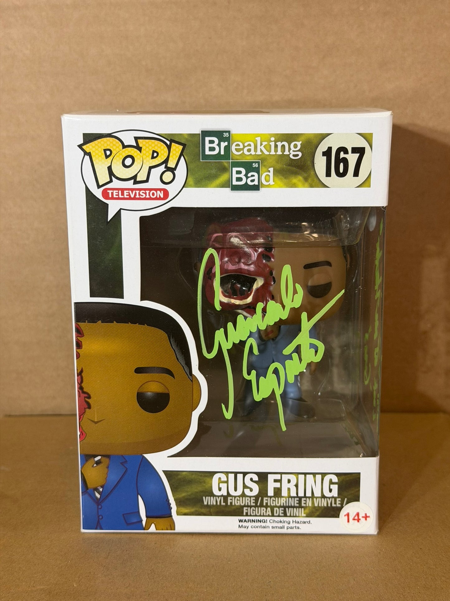 Funko Pop! Television Breaking Bad Gus Fring Signed Giancarlo Esposito #167