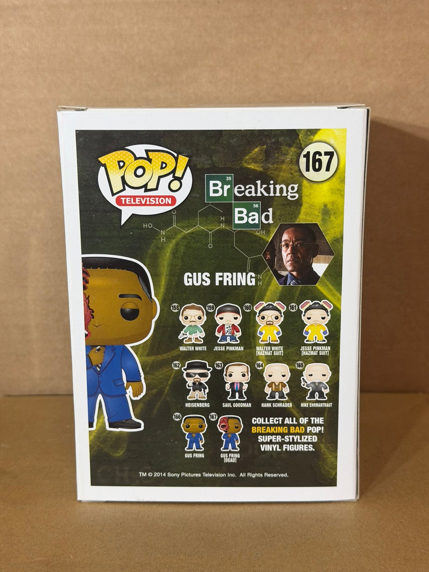 Funko Pop! Television Breaking Bad Gus Fring Signed Giancarlo Esposito #167