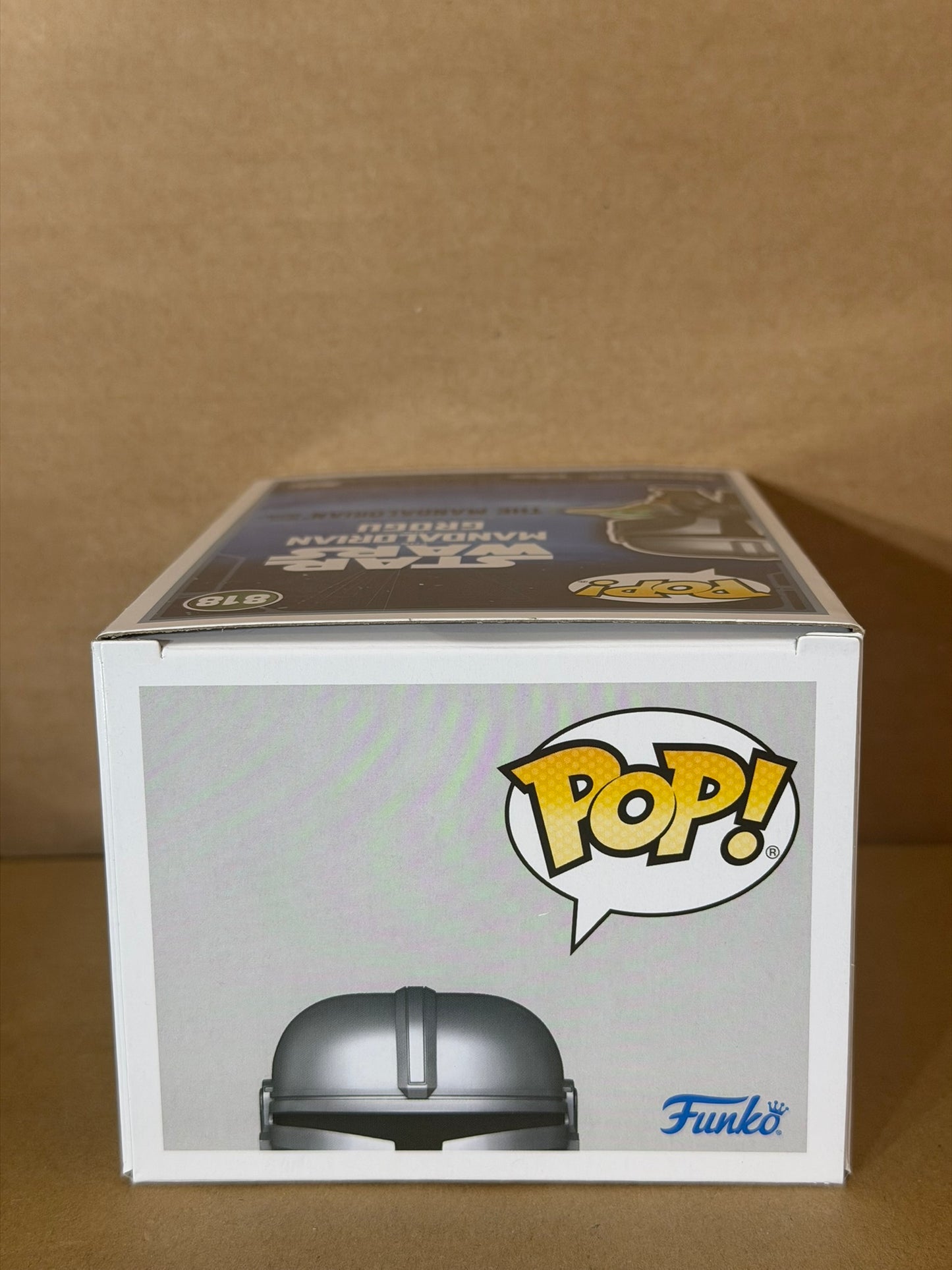 Funko Pop! Star Wars The Mandalorian With Grogu Signed Pedro Pascal #818