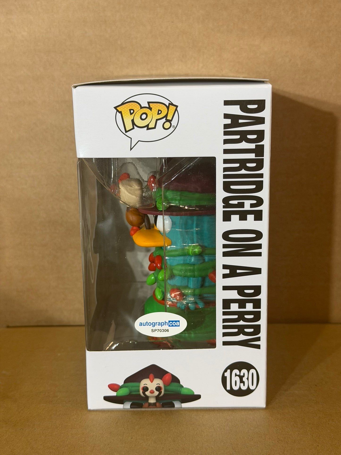 Funko Pop! Animation Phineas And Ferb Perry Platypus Signed Dee Baker #1630