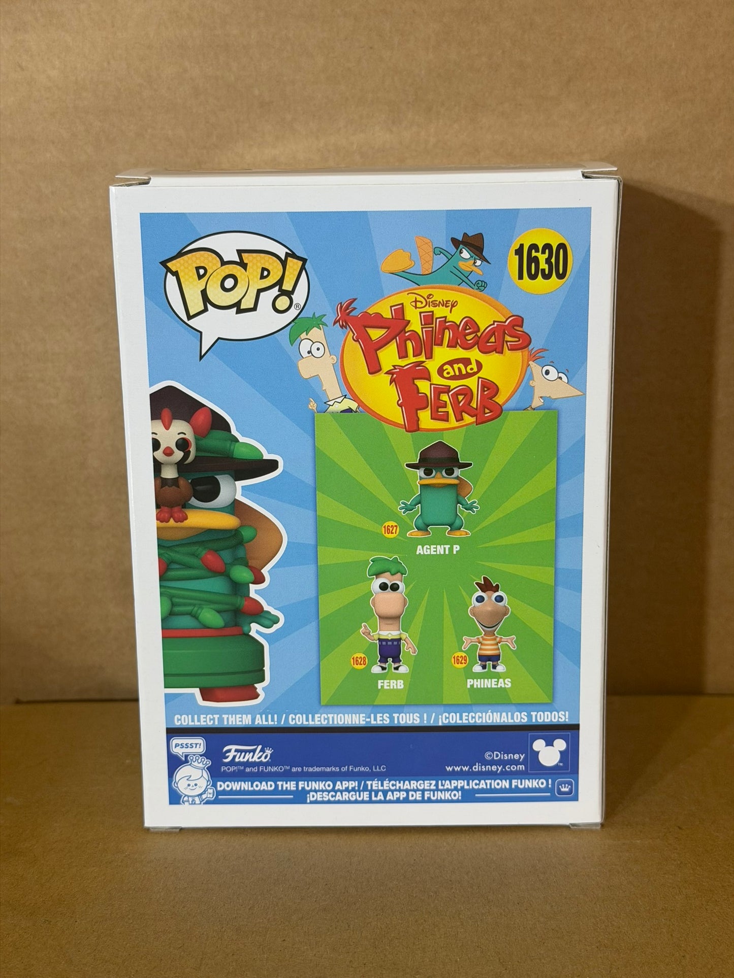 Funko Pop! Animation Phineas And Ferb Perry Platypus Signed Dee Baker #1630
