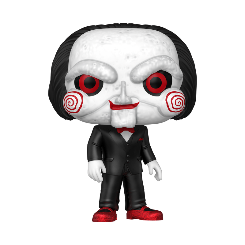 Funko Pop! Movies Saw Billy The Puppet #1823 Glitter Shoes Exclusive Free Protector