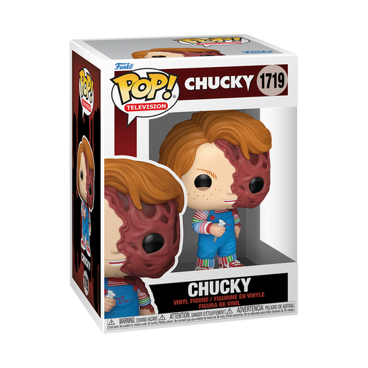Funko Pop! Movies Horror Chucky (Melted Face) #1719 Free Protector