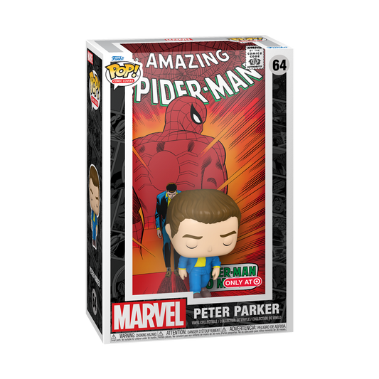 Funko Pop! Comic Cover Marvel The Amazing Spider-Man #50 (Peter Parker) Uk Sticker