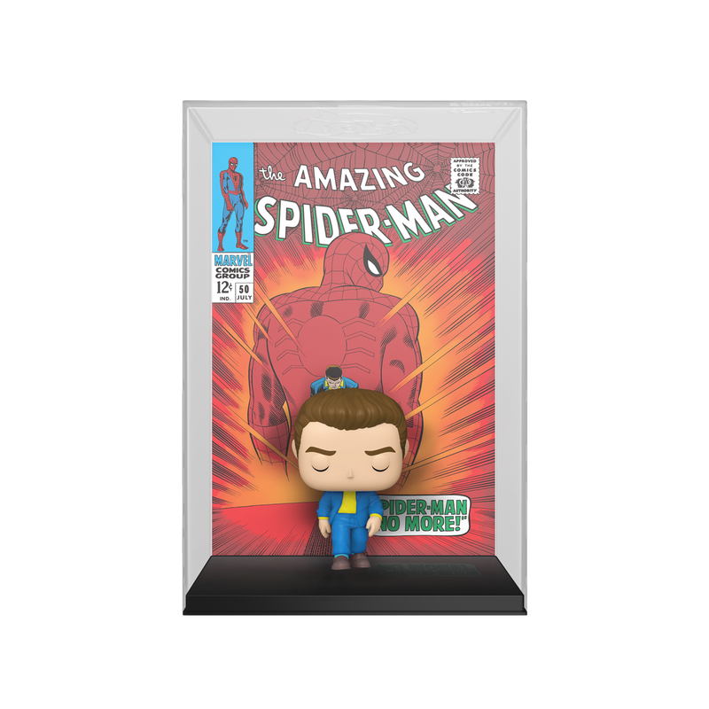 Funko Pop! Comic Cover Marvel The Amazing Spider-Man #50 (Peter Parker) Uk Sticker