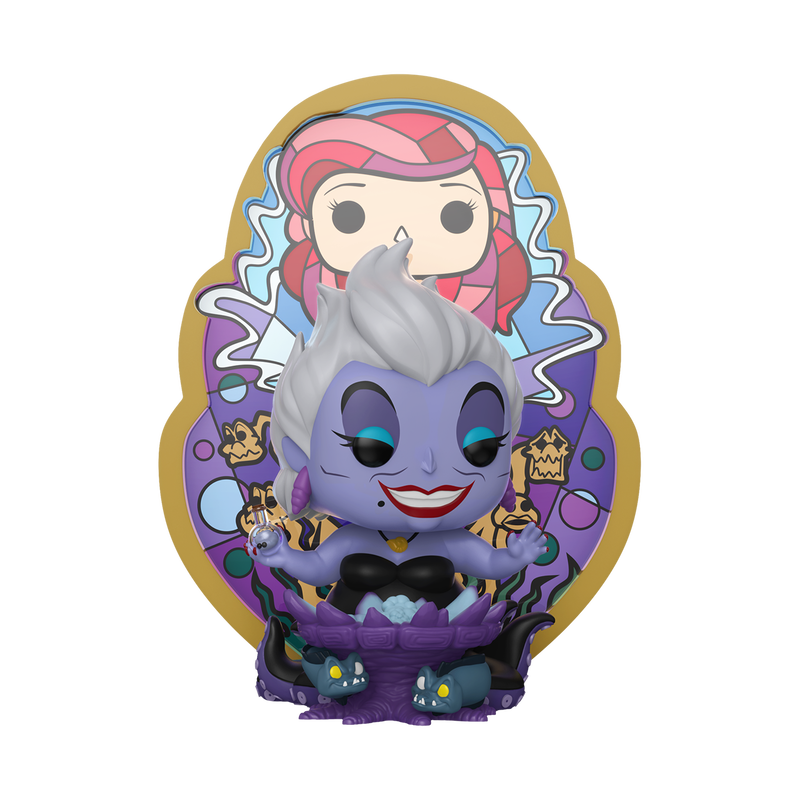 Funko Pop! Deluxe Disney Ursula (Ariel Stained Glass) #1638 Free Protector