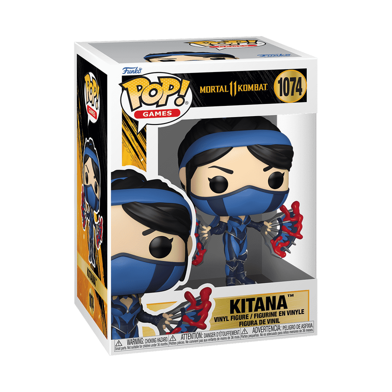 Funko Pop! Games Mortal Kombat Kitana #1074 Free Protector