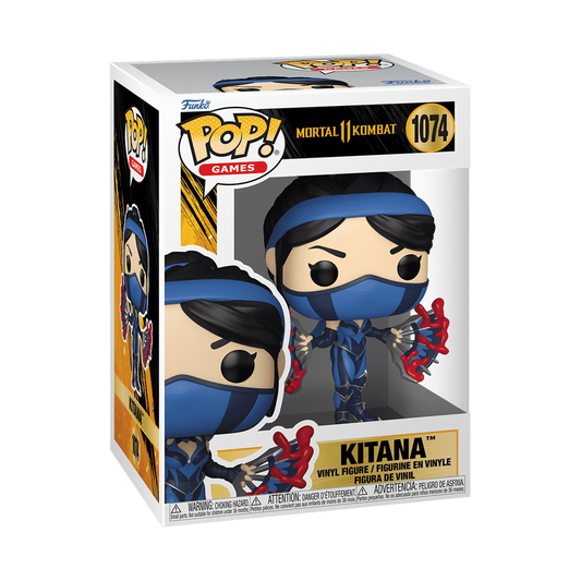 Funko Pop! Games Mortal Kombat Kitana #1074 Free Protector
