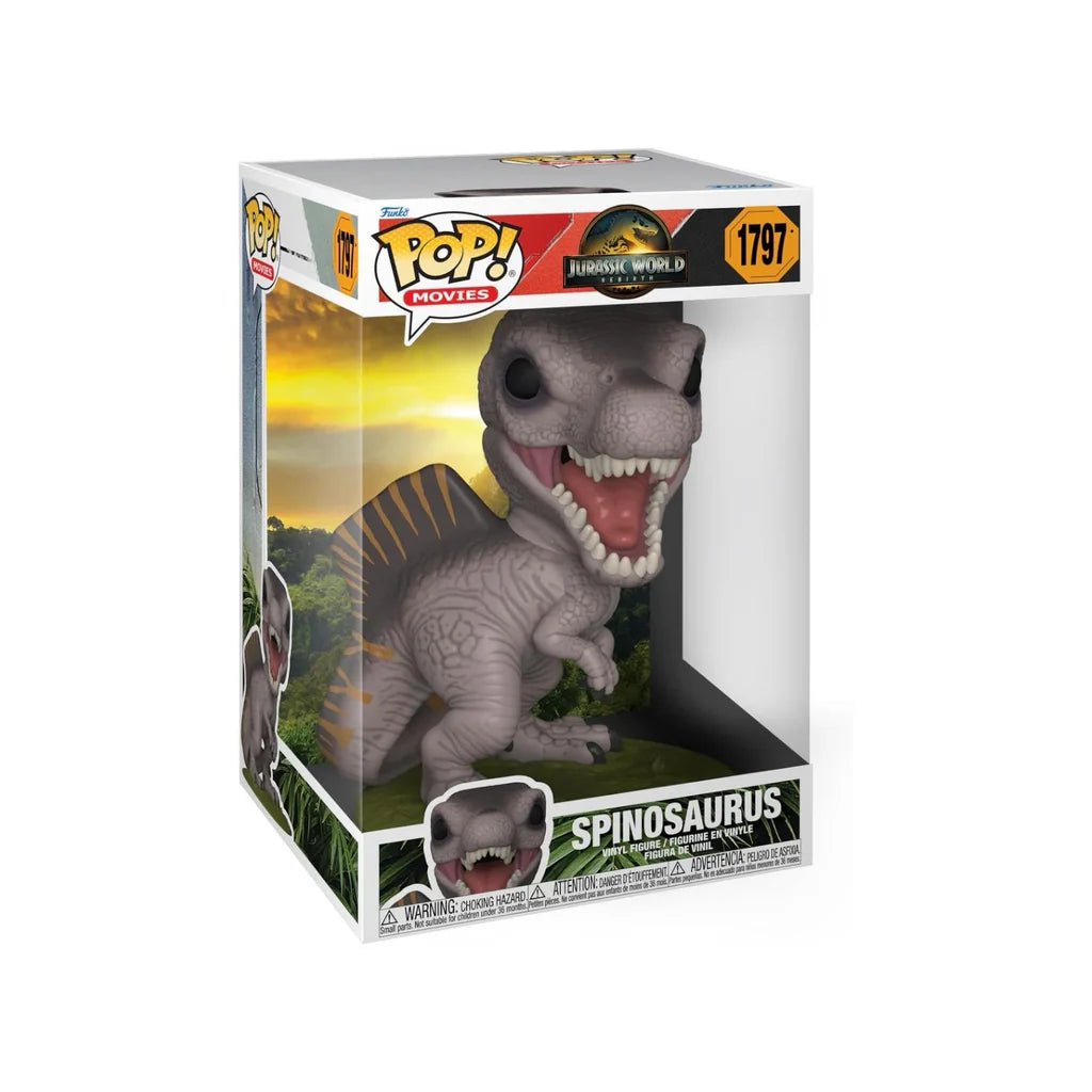 Funko Pop! Jumbo Movies Jurrasic World Rebirth Spinosaurus #1797 10"