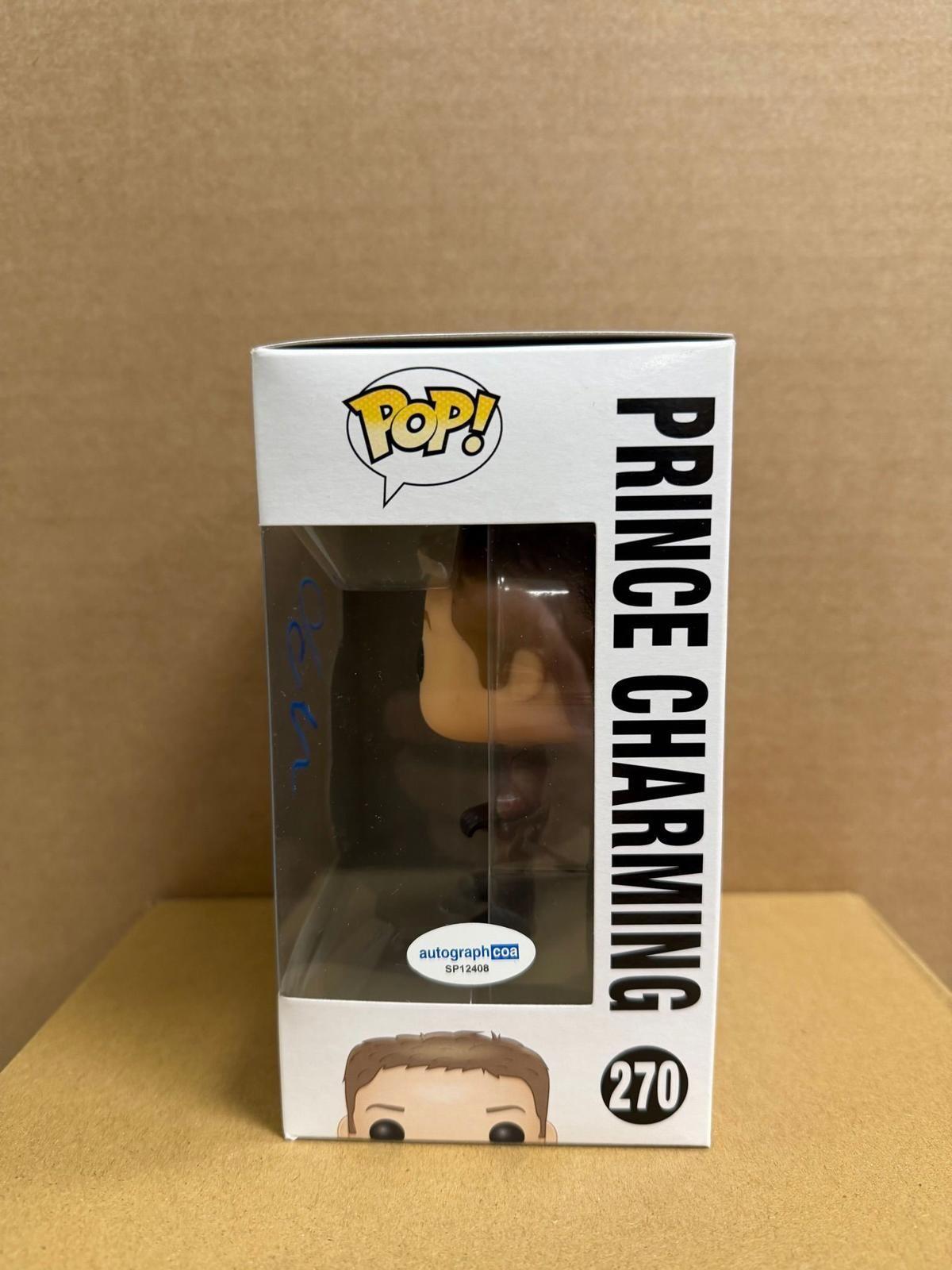 Funko Pop! Television Once Upon A Time Prince Charming Signed Josh Dallas COA #270 WS