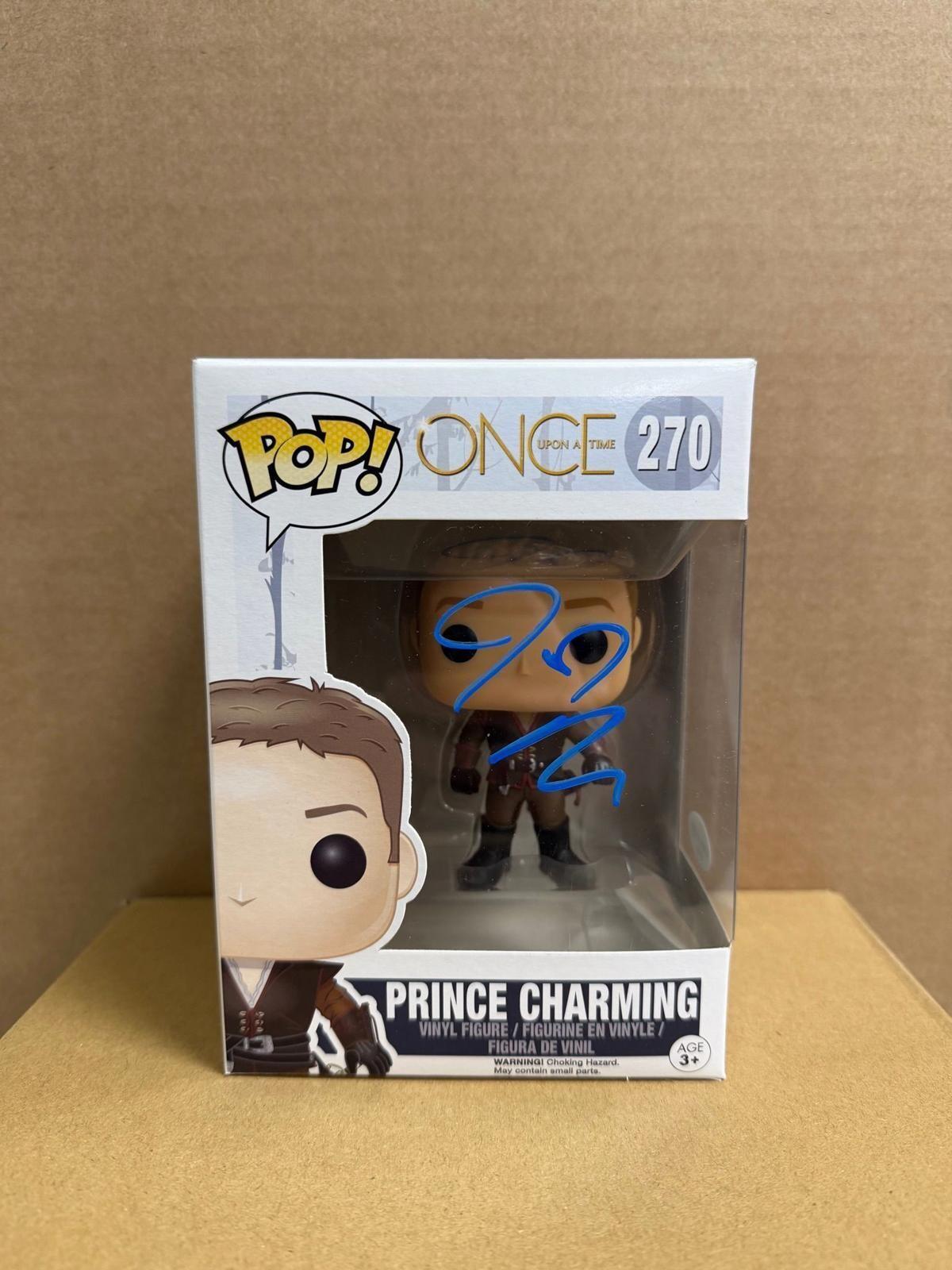 Funko Pop! Television Once Upon A Time Prince Charming Signed Josh Dallas COA #270 WS