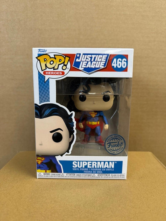 Funko Pop! DC! Heroes Justice League Superman #466 Special Edition Vinyl Figure