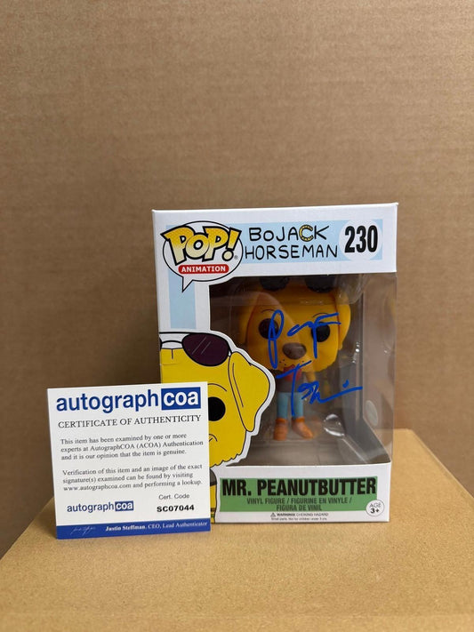 Funko Pop! Animation Bojack Horseman Mr. Peanutbutter Signed Paul F Tompkins #230 WS