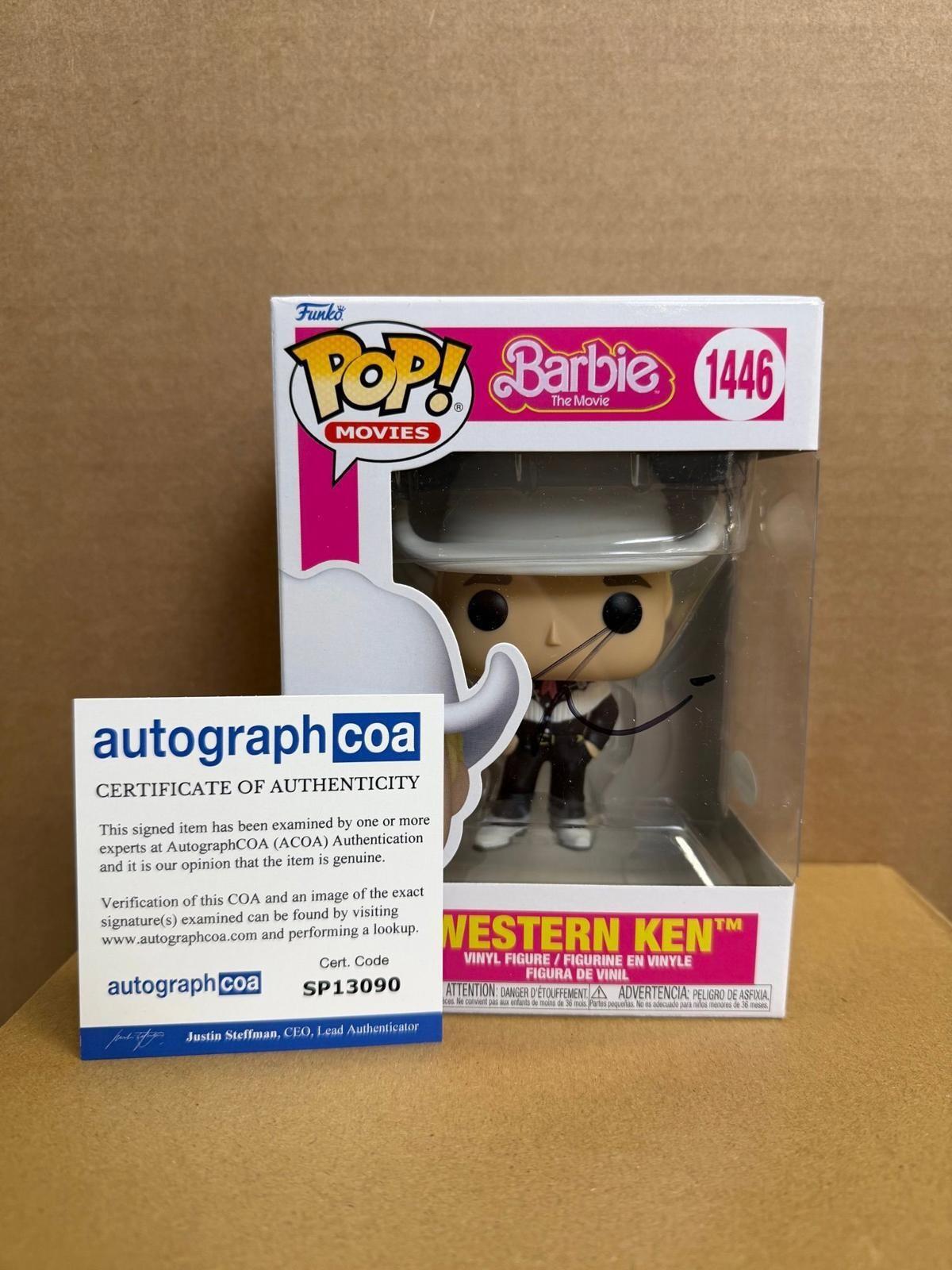 Funko Pop! Movies Western Ken #1446 Signed Ryan Gosling WS
