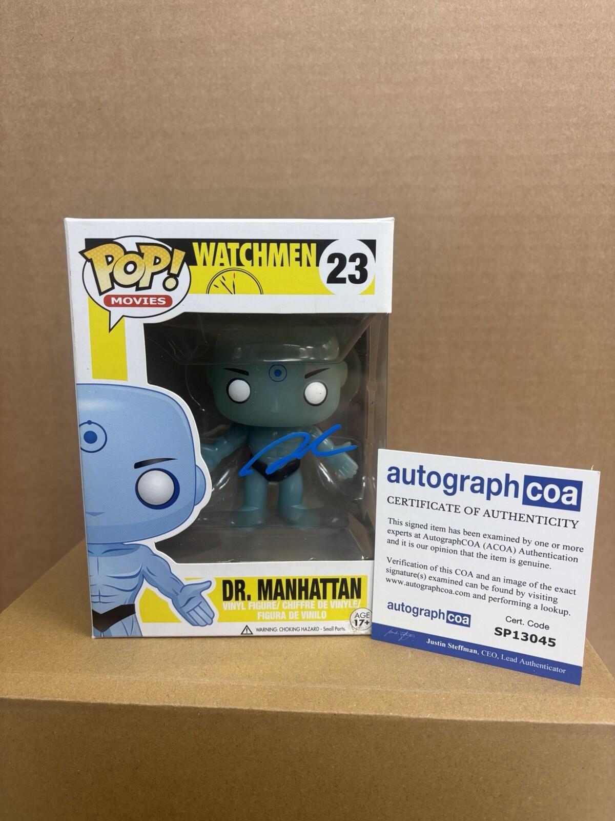 Funko Pop! Movies Watchmen Dr Manhattan #23 Signed By Billy Crudup WS