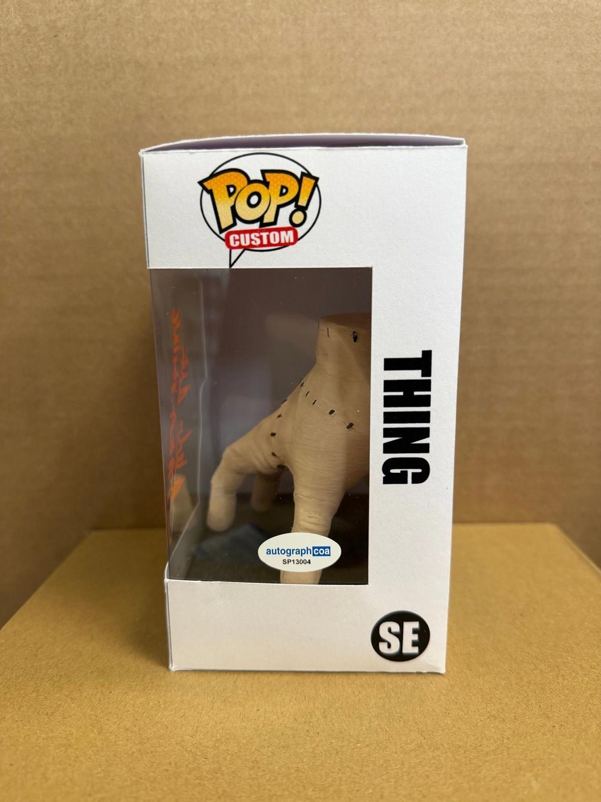 Pop Custom! Television The Thing Signed By Viktor Dorobantu
