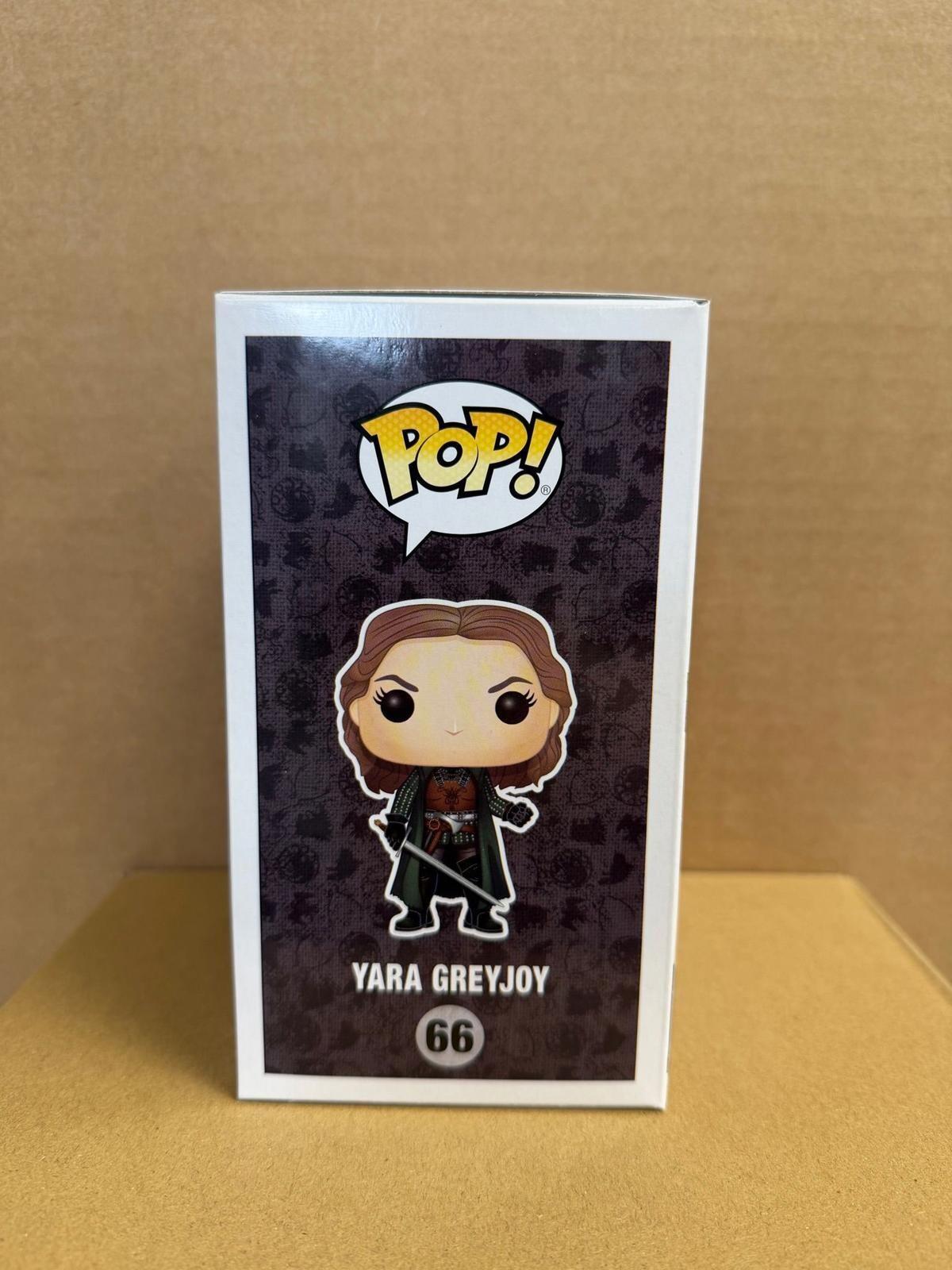 Funko Pop! Television Game of Thrones Yara Greyjoy #66 Signed By Gemma Whelan Vinyl Figure