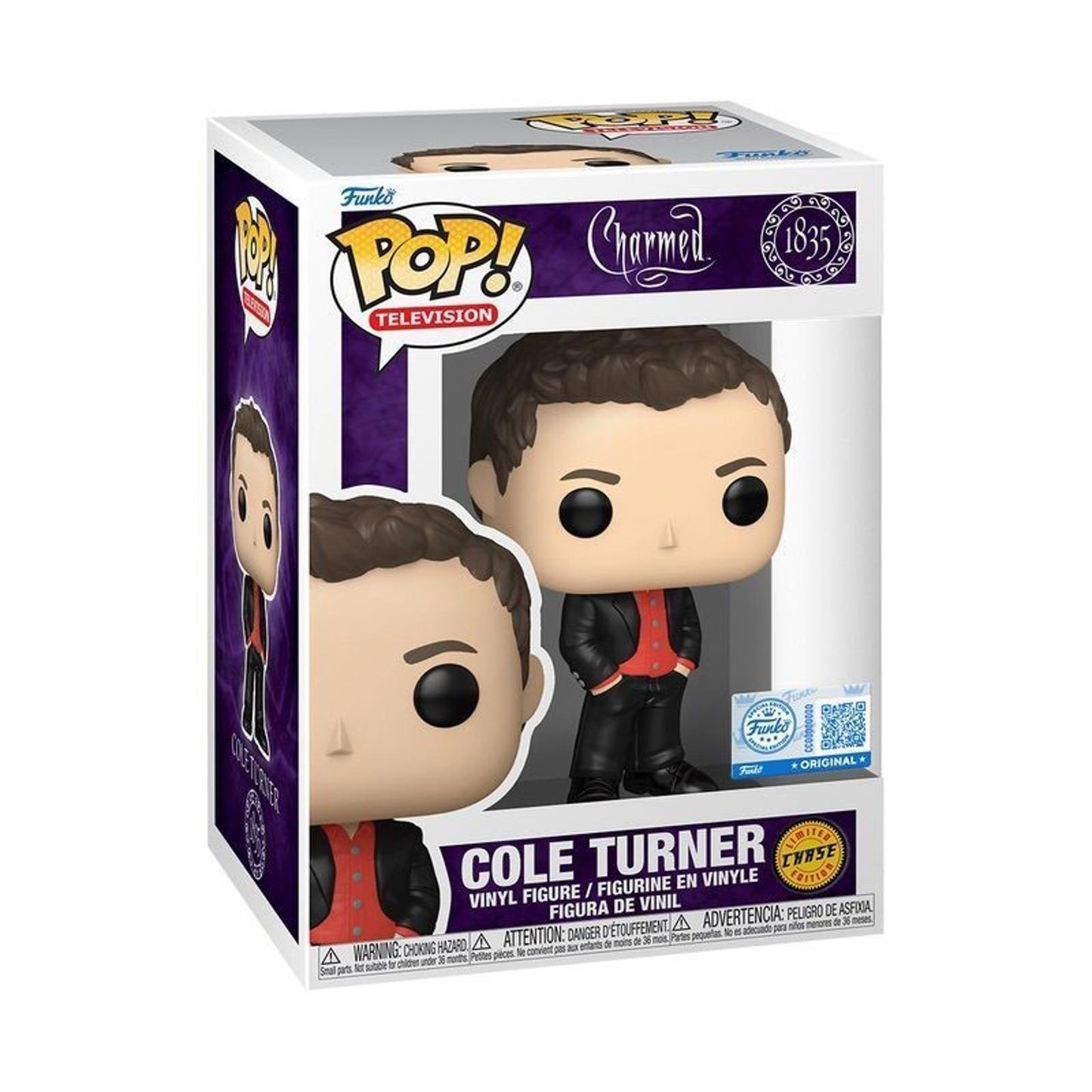 Funko Pop! Television Charmed Cole Turner Vinyl Figure 1835 Chase