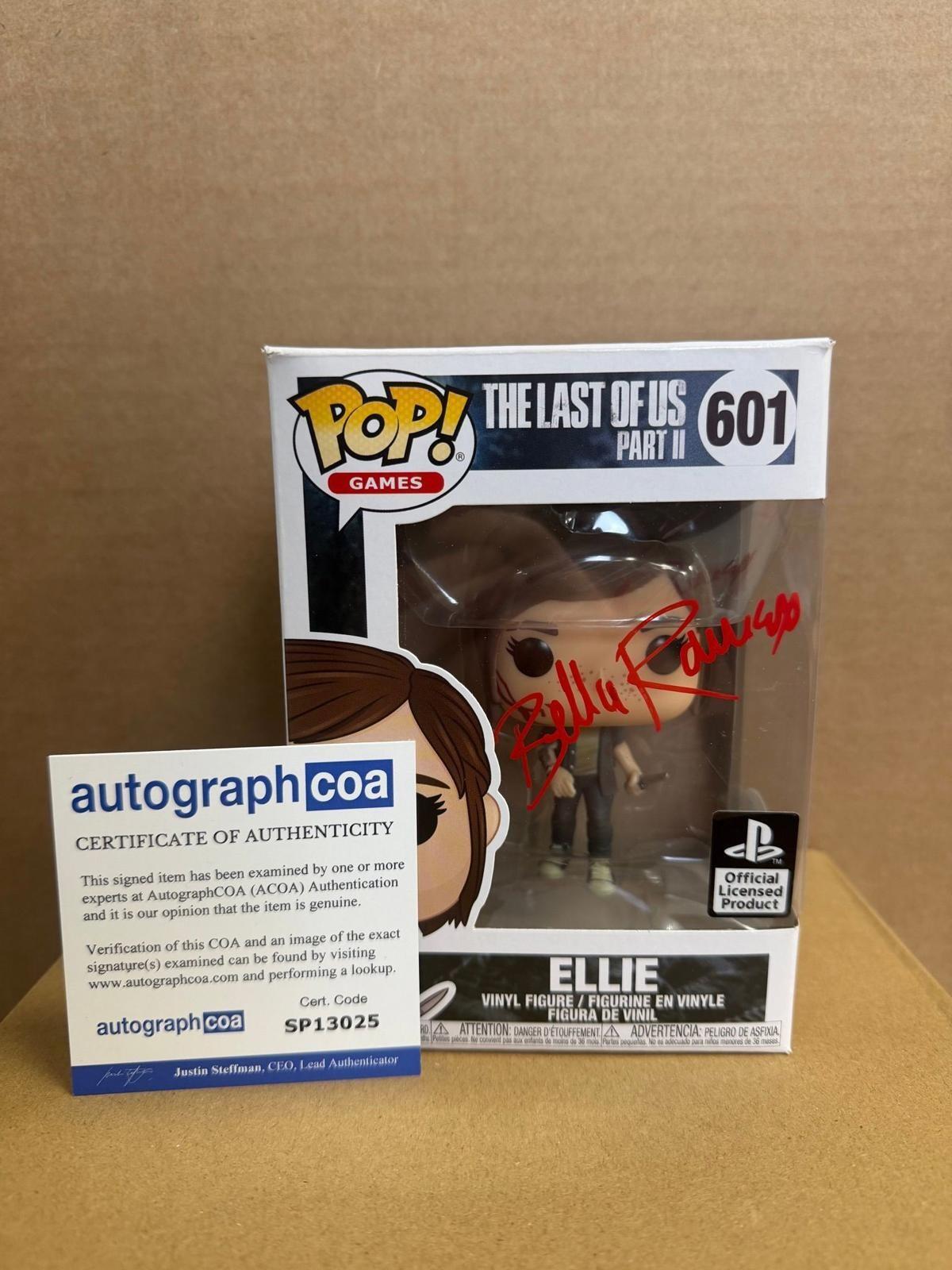 Funko Pop! Television Ellie Last Of Us #601 Signed Bella Ramsey | WS | FREE MAG STACK