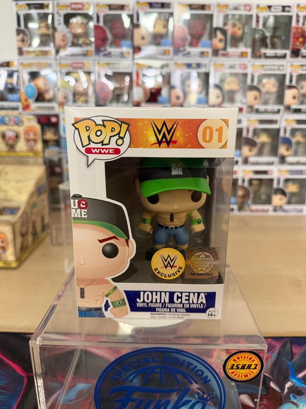 Funko Pop! WWE John Cena Vinyl Figure #01 Exclusive Mint