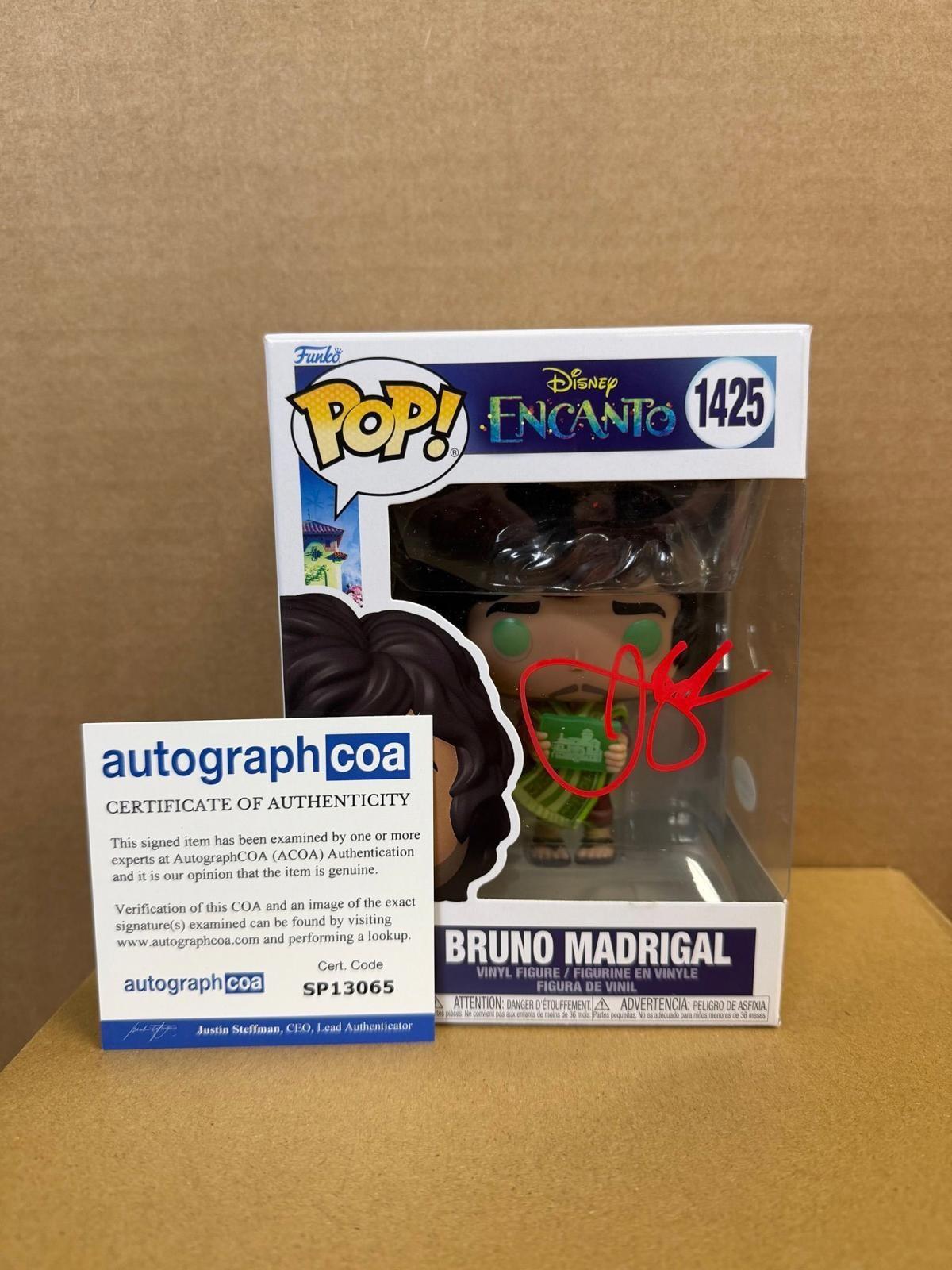 Funko Pop! Disney Bruno Madrigal Signed Jared Bush WS