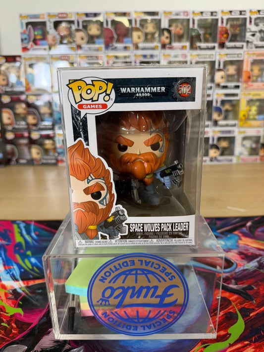 Funko Pop! Games Warhammer 40,000 Space Wolves Pack Leader #502 Special Edition