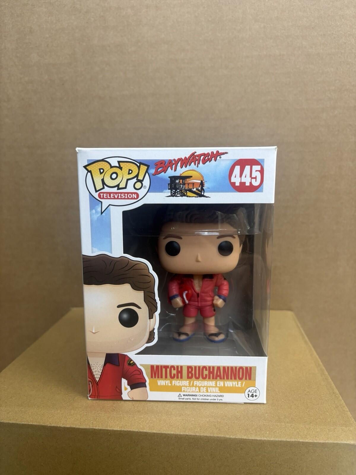 Funko Pop! Television Baywatch Mitch Buchannon #445 Vinyl Figure