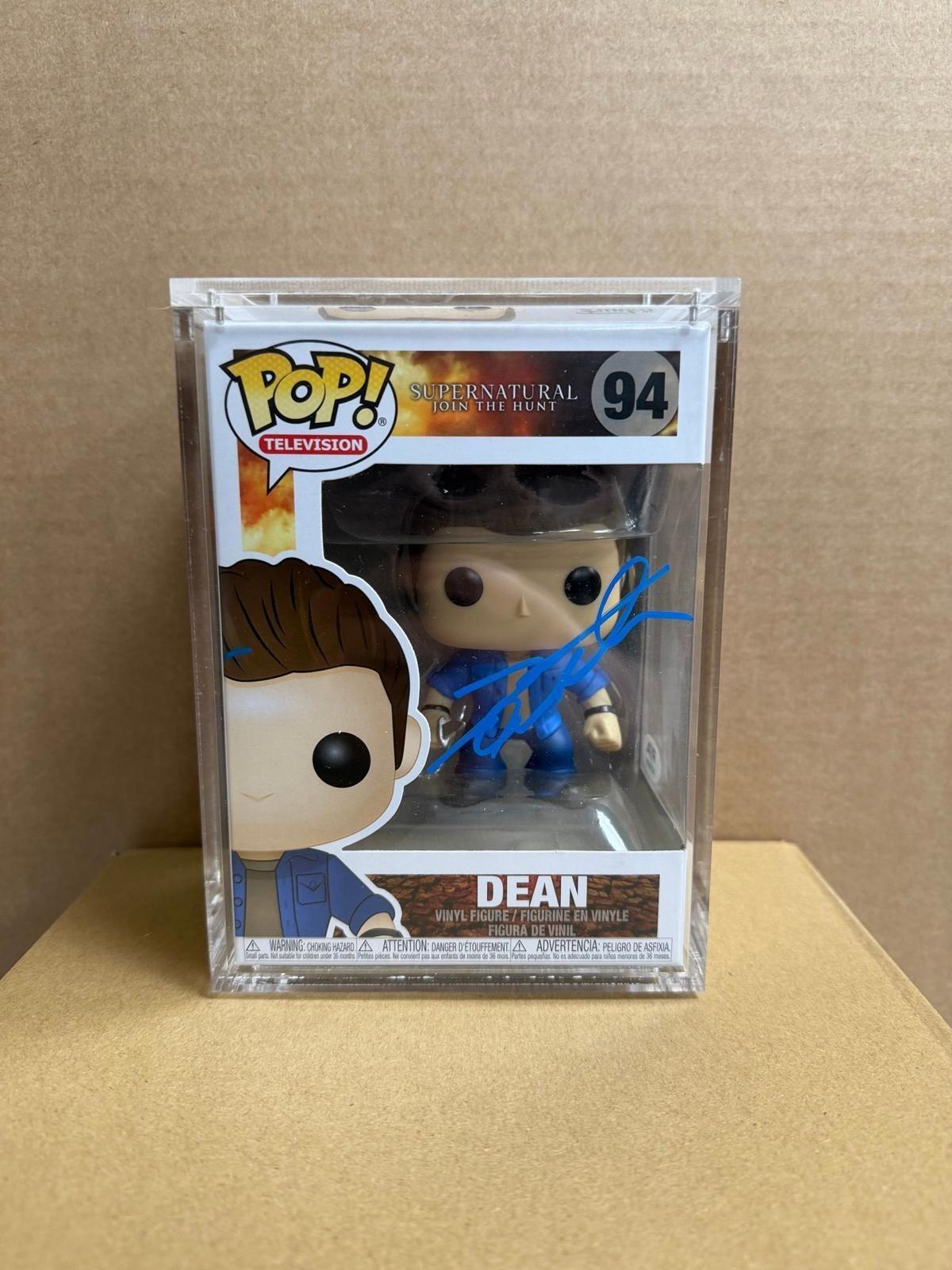 Funko Pop! Television Jenson Ackles Signed Dean #94 Supernatural  PSA | WS | Free Mag Stack