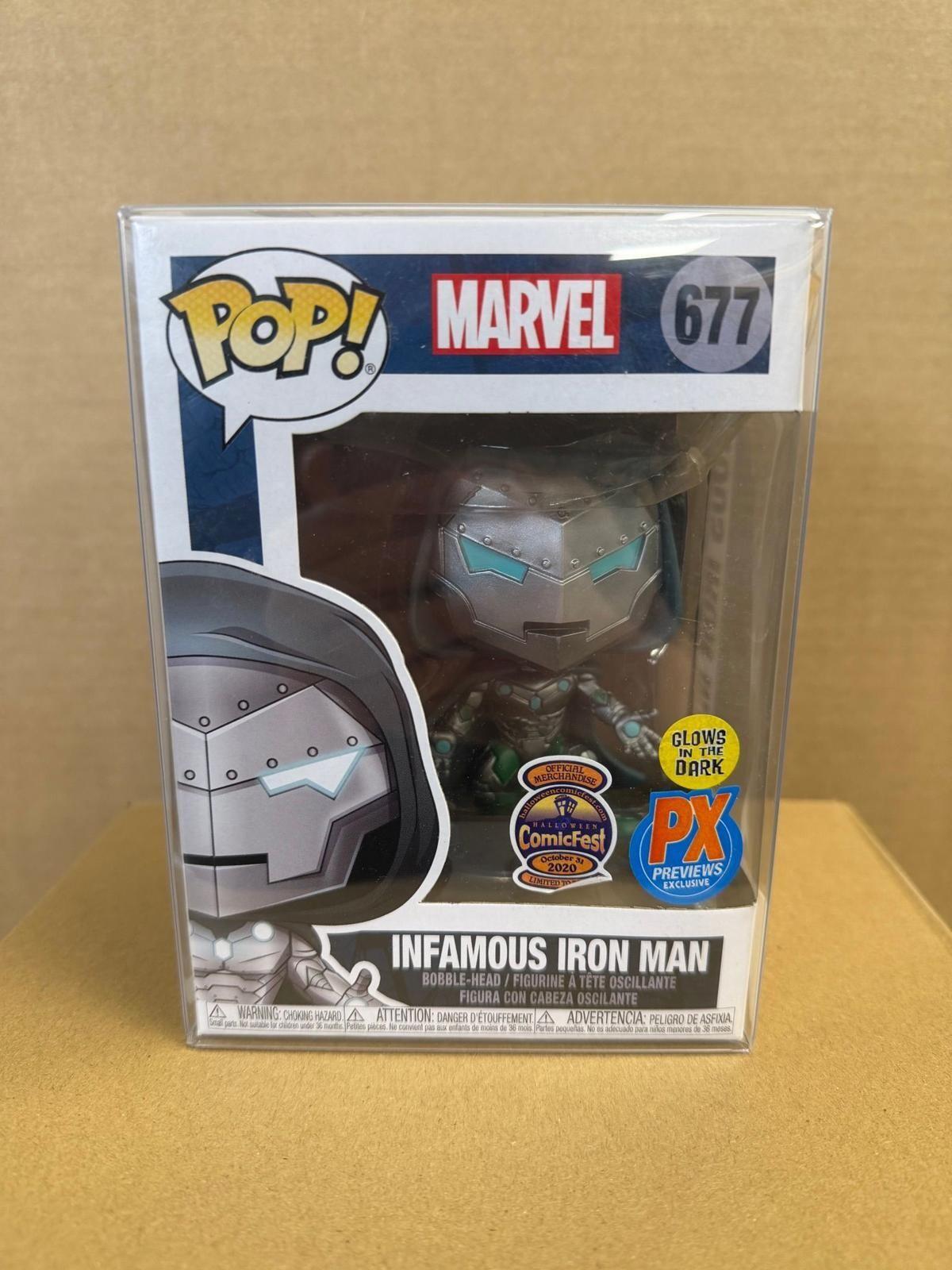 Funko Pop! Marvel 677 Infamous Iron Man Glow in the Dark
