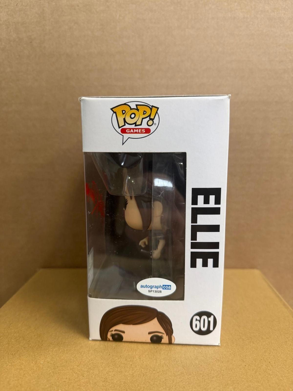 Funko Pop! Television Ellie Last Of Us #601 Signed Bella Ramsey | WS | FREE MAG STACK