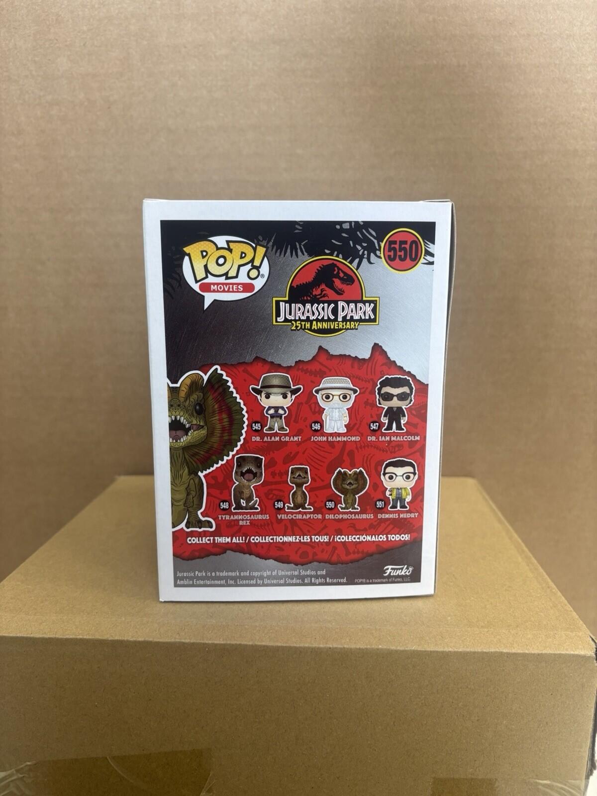 Funko Pop! Movies Dilophosaurus #550 Red Special Edition