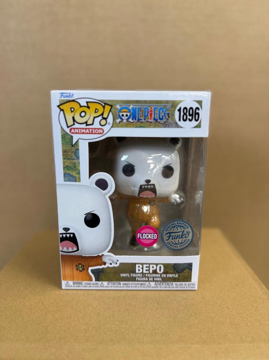 Funko Pop! Anime One Piece Bepo Flocked Vinyl Figure #1896