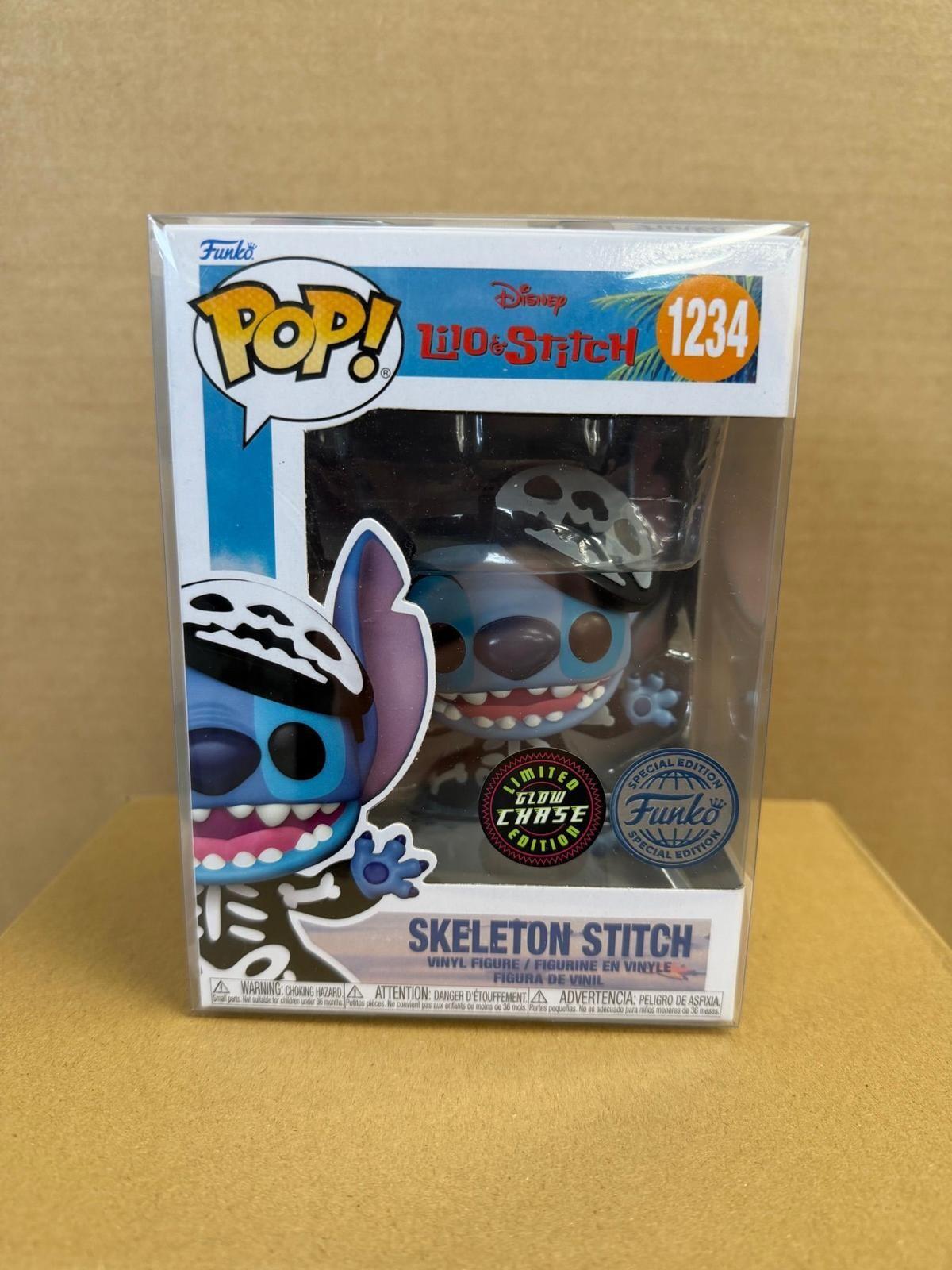Funko Pop! Disney Lilo & Stitch Skeleton Stitch Glow in the Dark Vinyl Figure #1234
