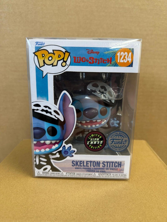 Funko Pop! Disney Lilo & Stitch Skeleton Stitch Glow in the Dark Vinyl Figure #1234
