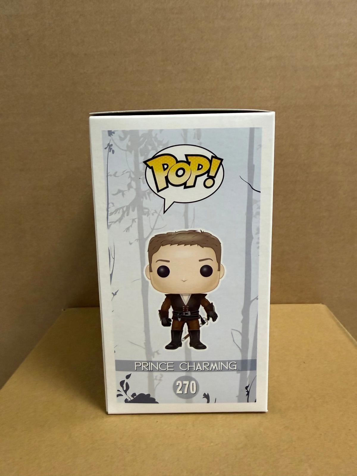 Funko Pop! Television Once Upon A Time Prince Charming Signed Josh Dallas COA #270 WS
