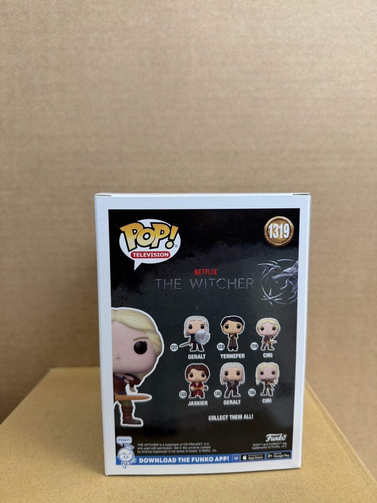 Funko Pop! Television The Witcher Ciri Signed Freya Allan #1319 WS